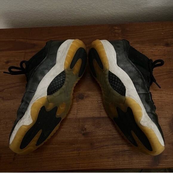Nike Air Jordan 11 Retro Low Barons Black Metallic Size: 8.5 - Picture 6 of 15